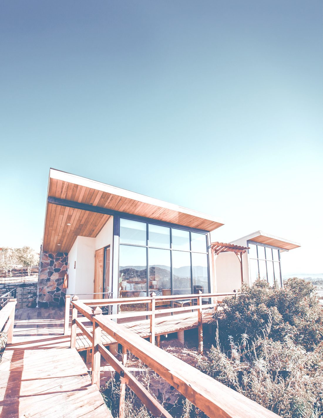 Arquitectura de las cabañas de Contemplación